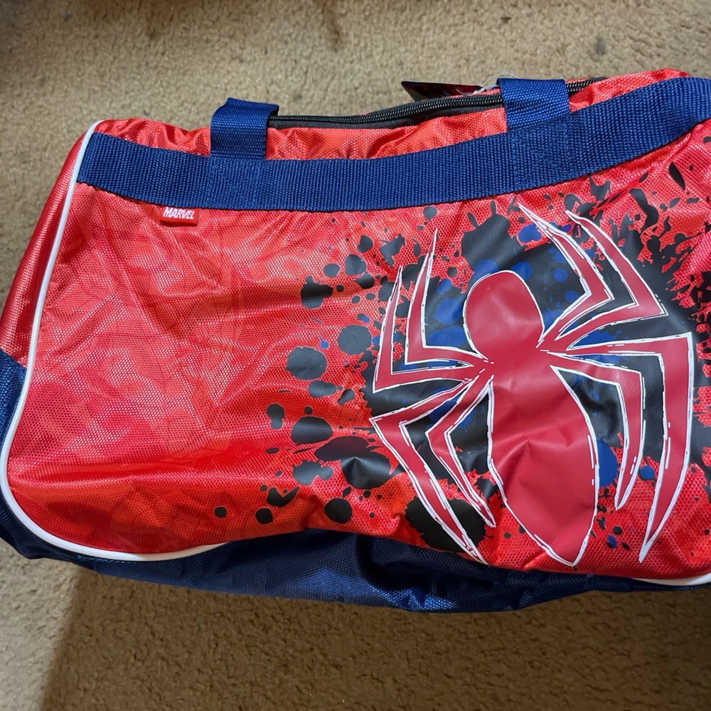 Marvel Spider-Man Red and Black Sports Bag